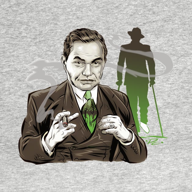 Edward G. Robinson - An illustration by Paul Cemmick by PLAYDIGITAL2020